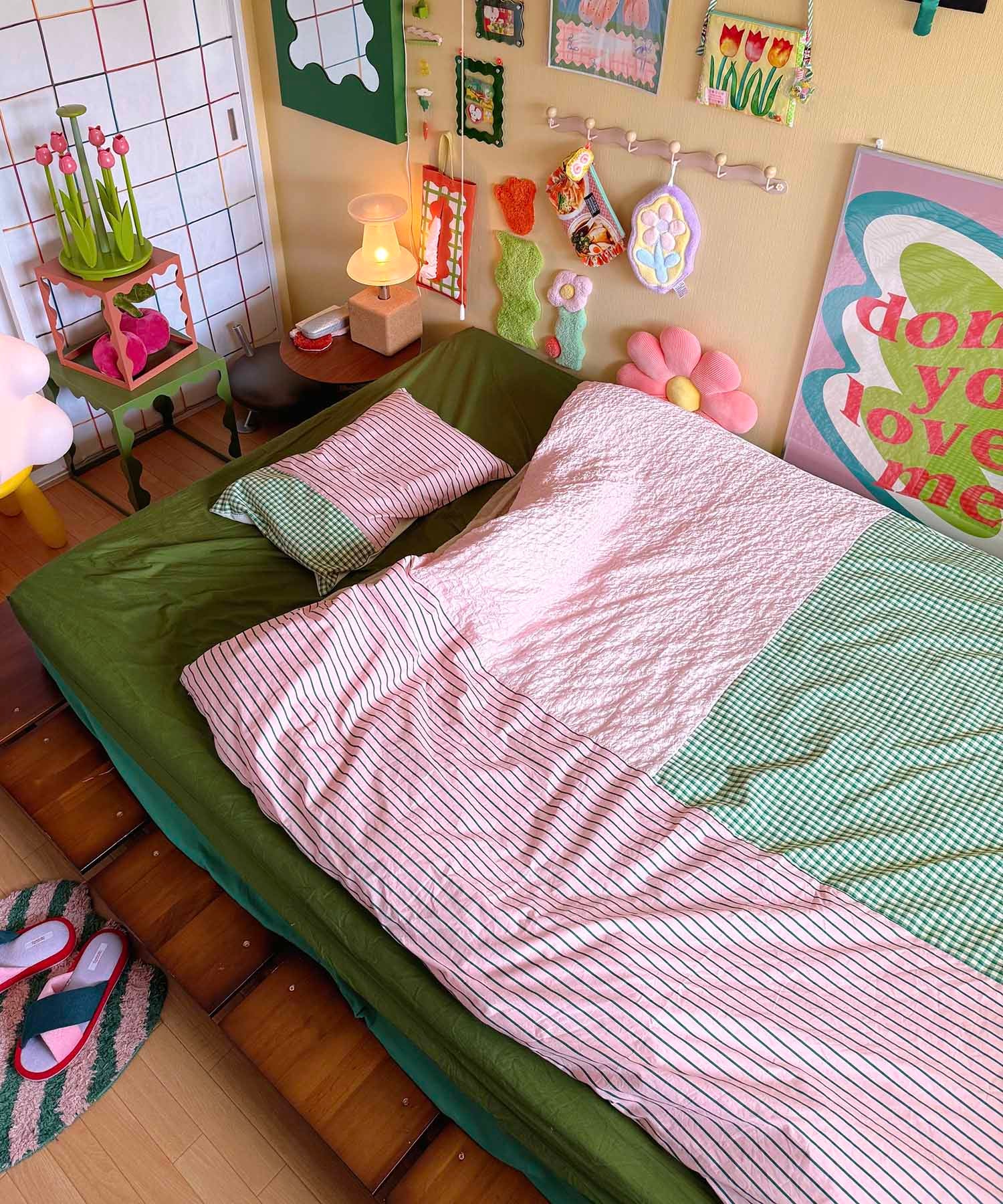 Casselini HOME(キャセリーニ ホーム)パッチワーク布団カバーセット