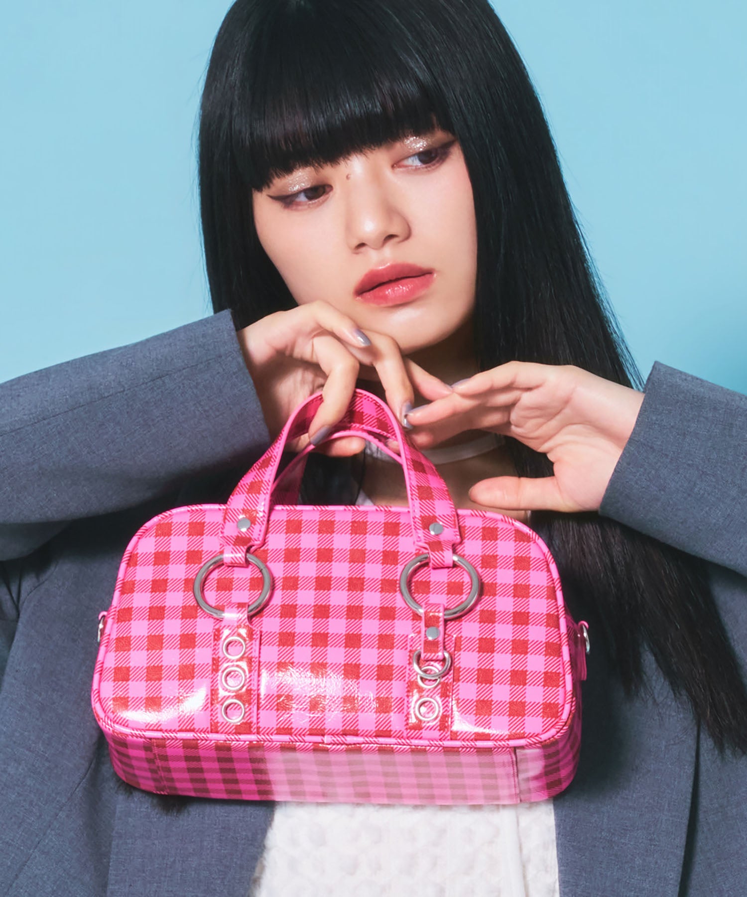 プ〜パピ様用 ギャルソンの小物入れ(ピンク)とミニマットピンク2枚 Casselini(キャセリーニ)リングミニボストン | CASSELINI ONLINE SHOP