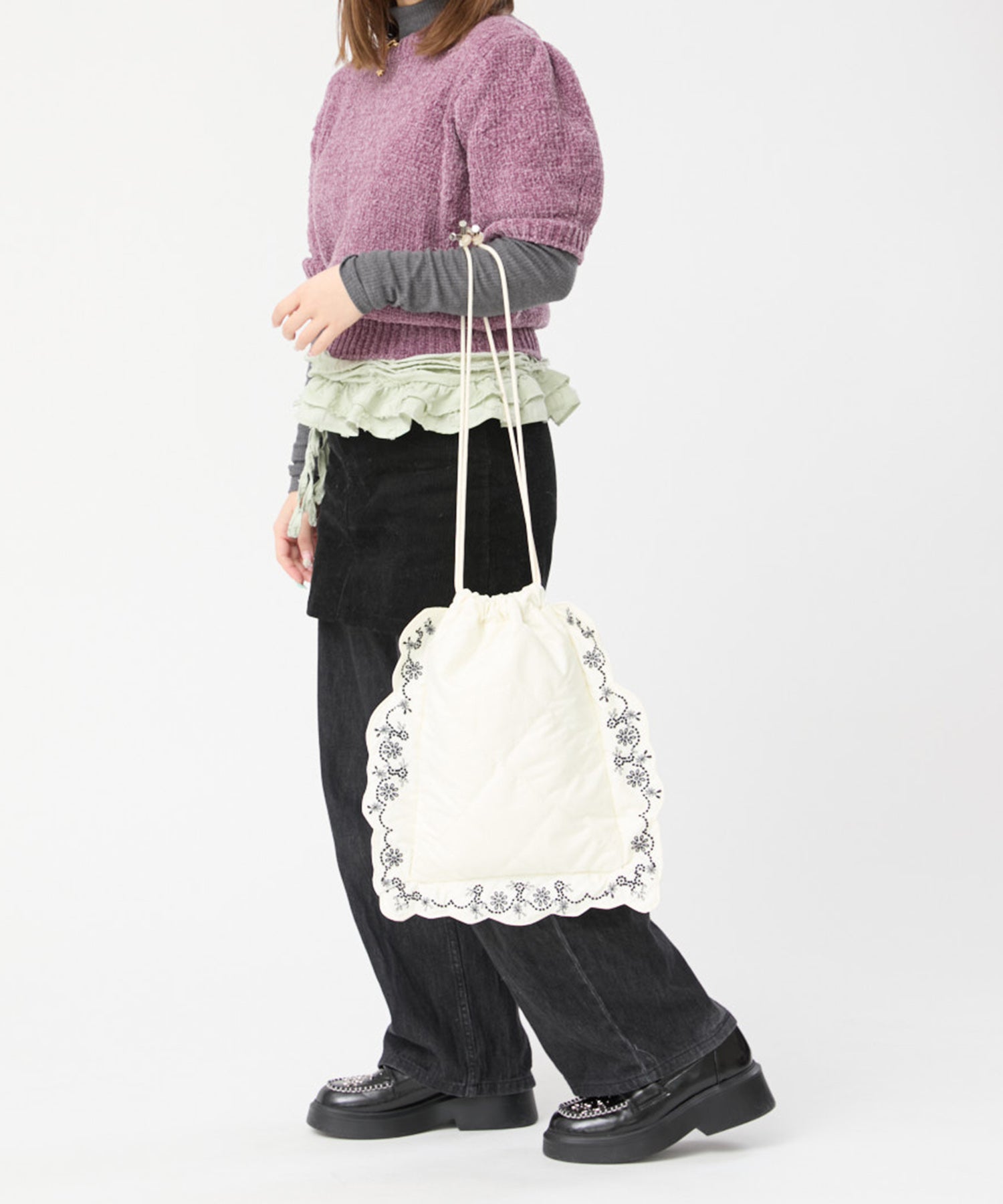 keiko♡レース被布 Casselini(キャセリーニ)レースモチーフ2WAYバッグ | CASSELINI ONLINE