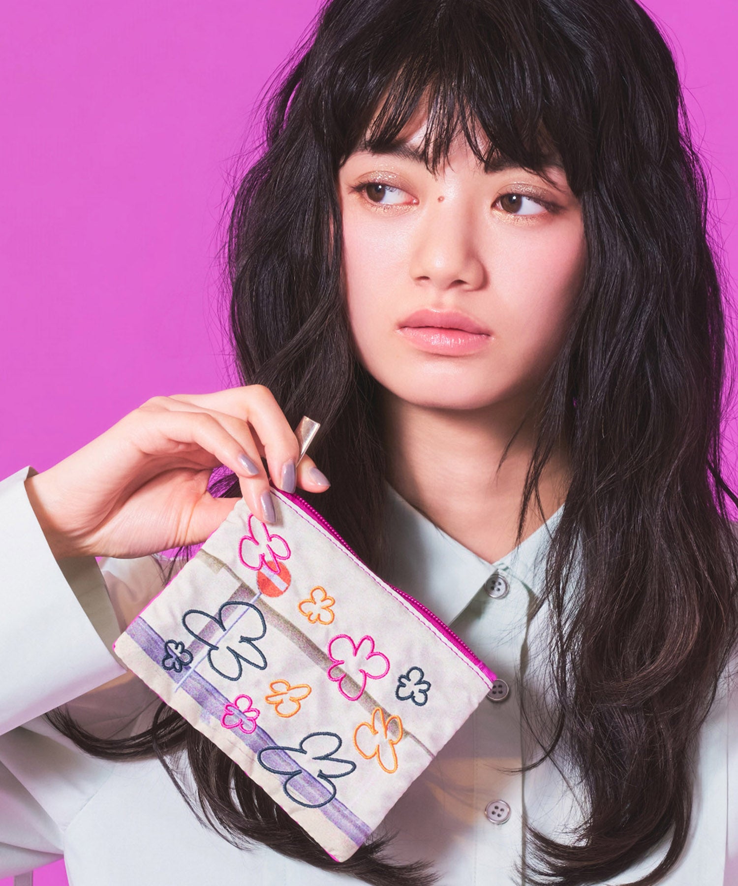 Casselini(キャセリーニ)刺繍プリントポーチ | CASSELINI ONLINE SHOP