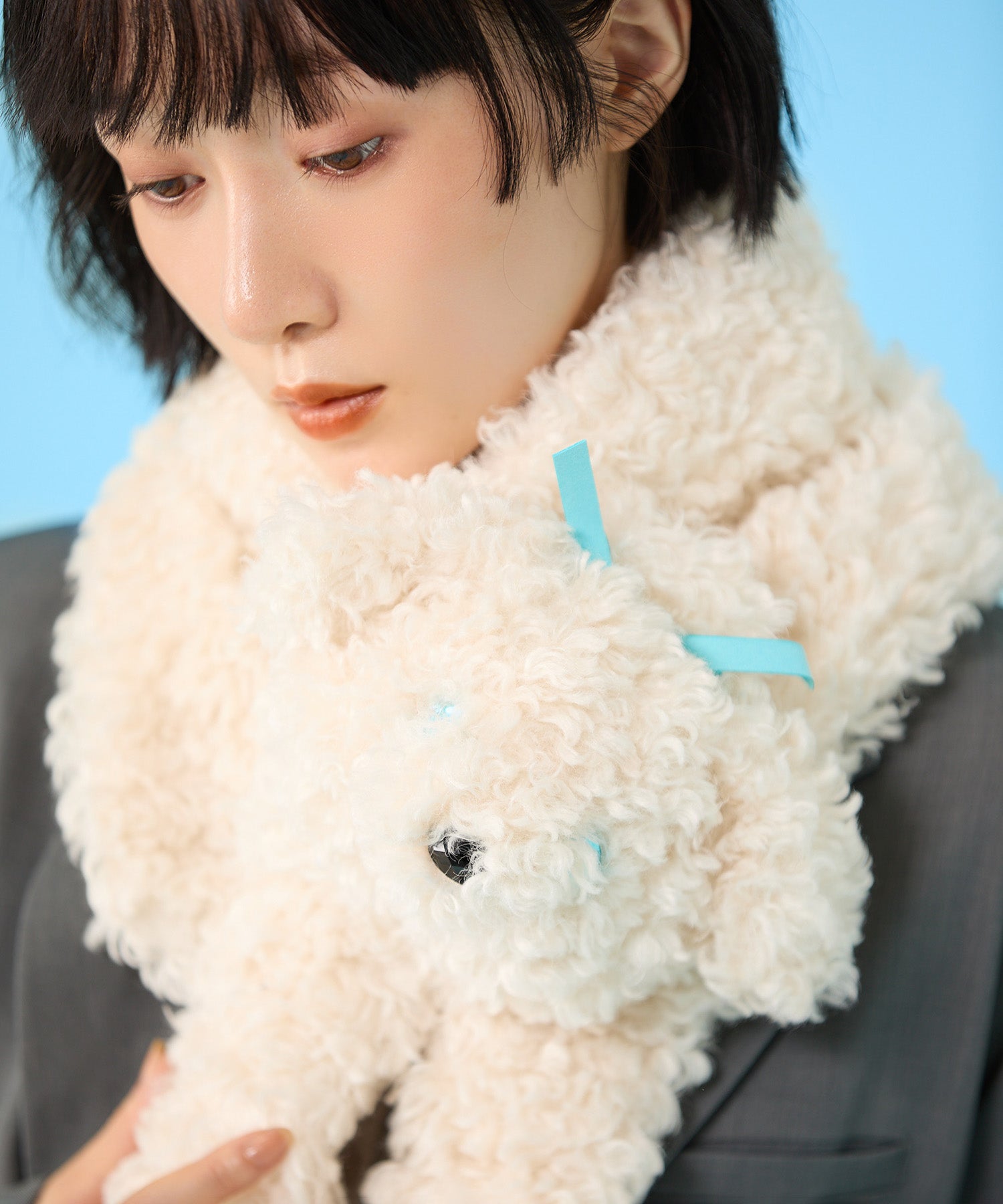Casselini(キャセリーニ)ドッグモチーフマフラー | CASSELINI ONLINE SHOP