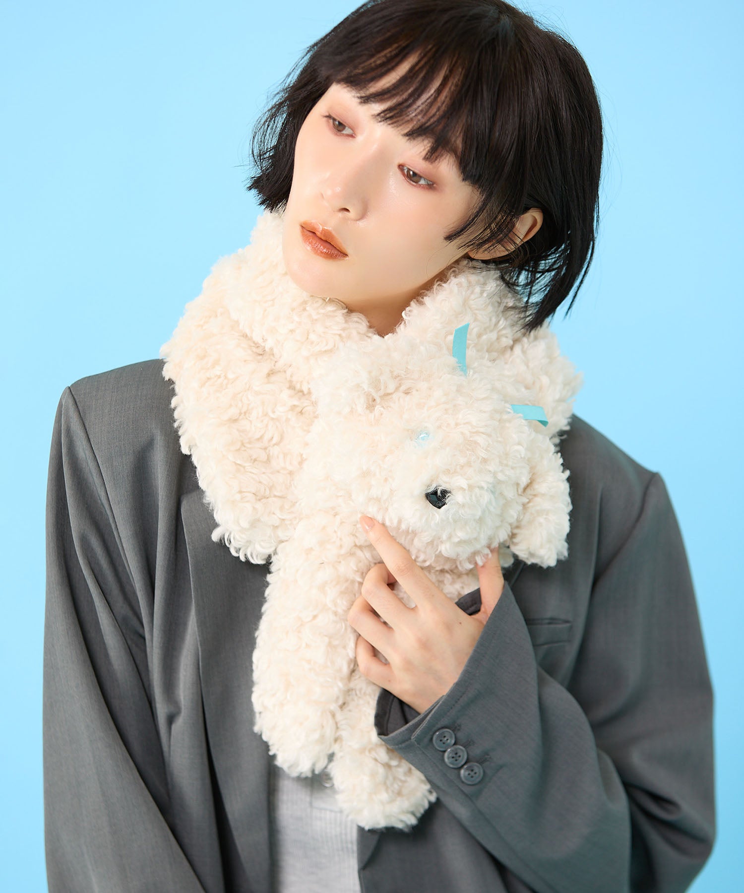 Casselini(キャセリーニ)ドッグモチーフマフラー | CASSELINI ONLINE SHOP