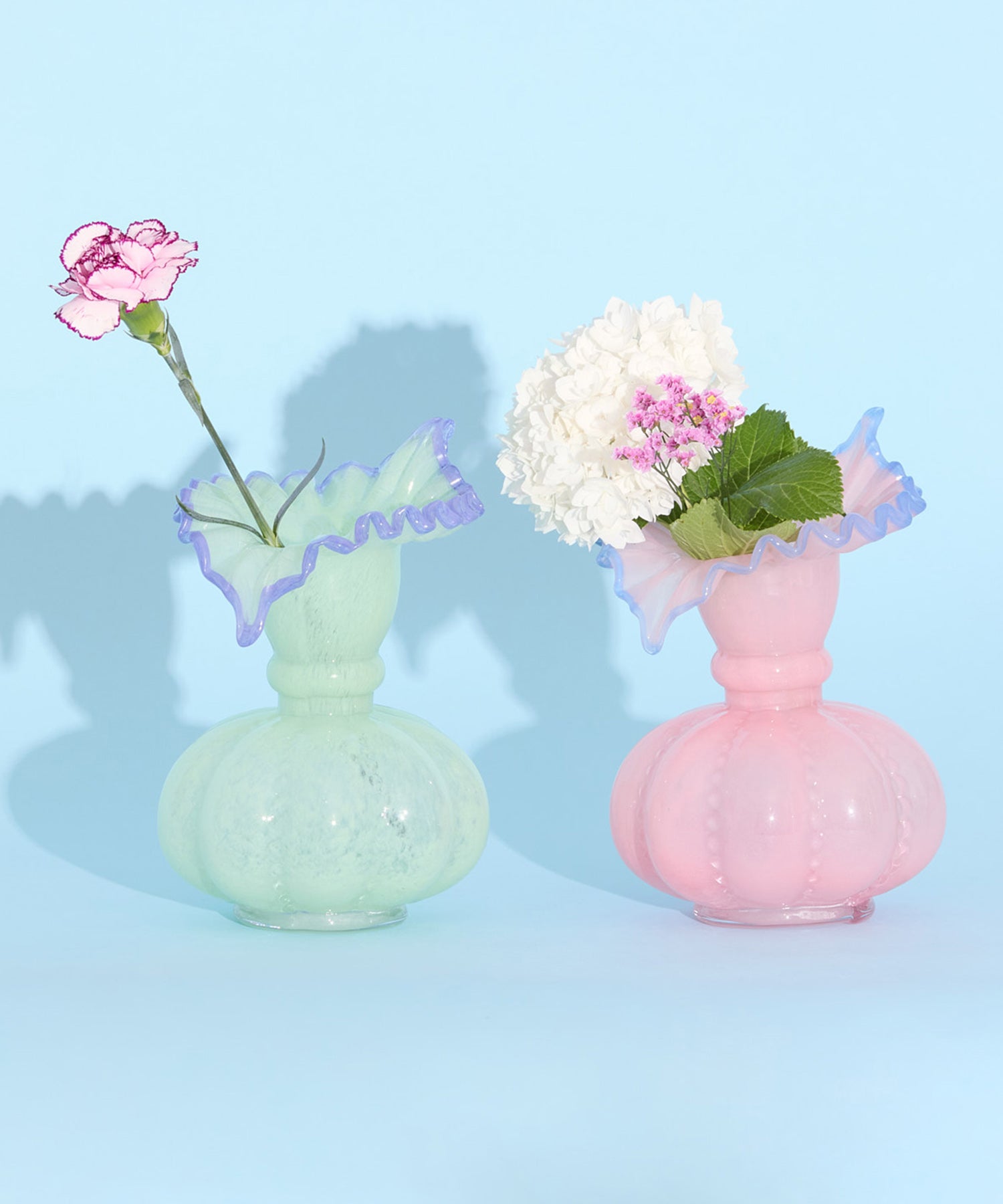 Casselini HOME(キャセリーニ ホーム)ガラスフラワーベースBU