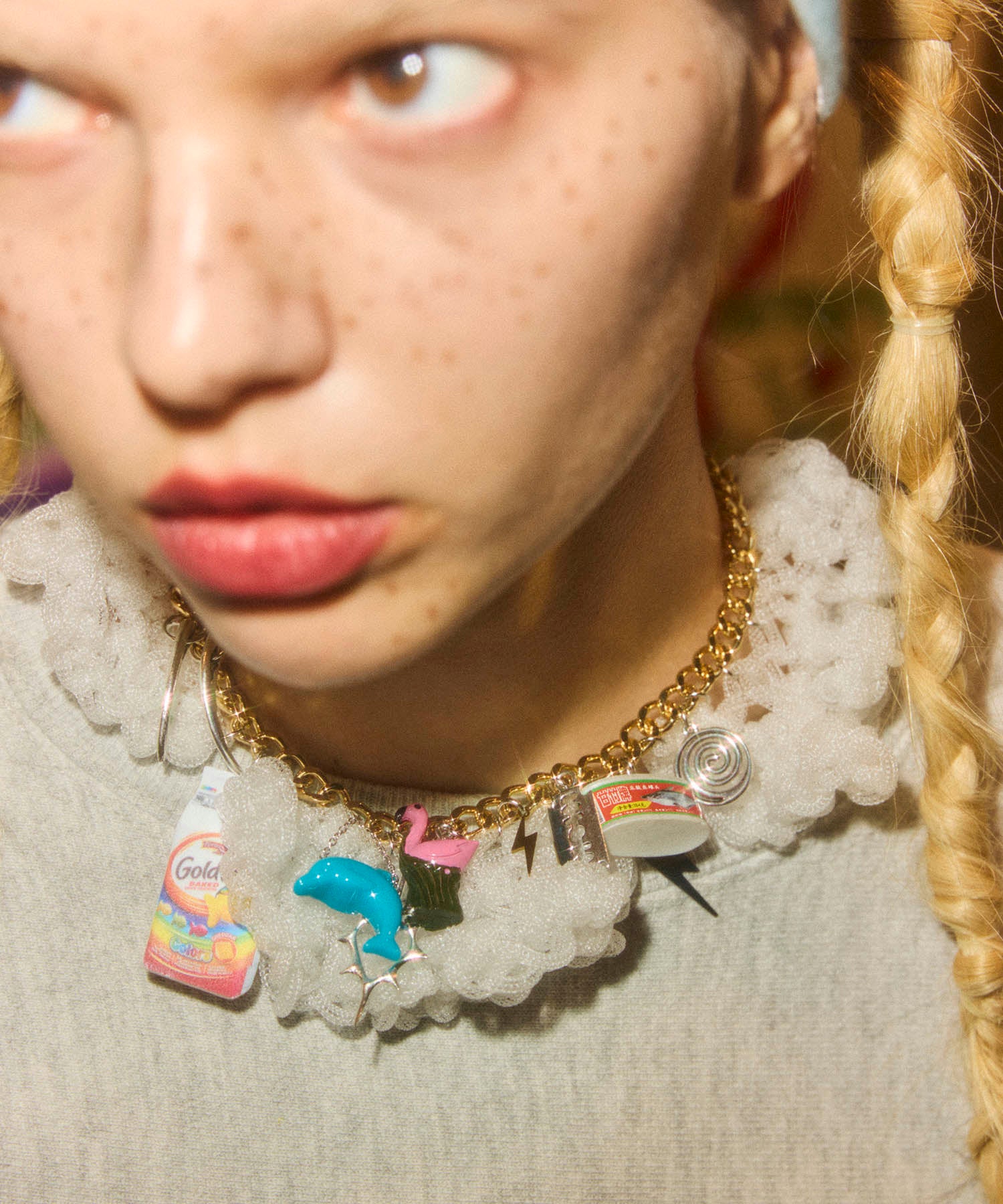 HEY! Mrs ROSE(ヘイ！ミセスローズ)HEY! Frill Necklace | CASSELINI