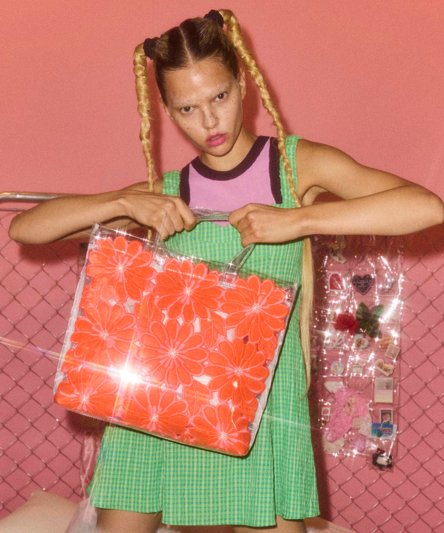HEY! Mrs ROSE(ヘイ！ミセスローズ)Flower sandwich BAG | CASSELINI