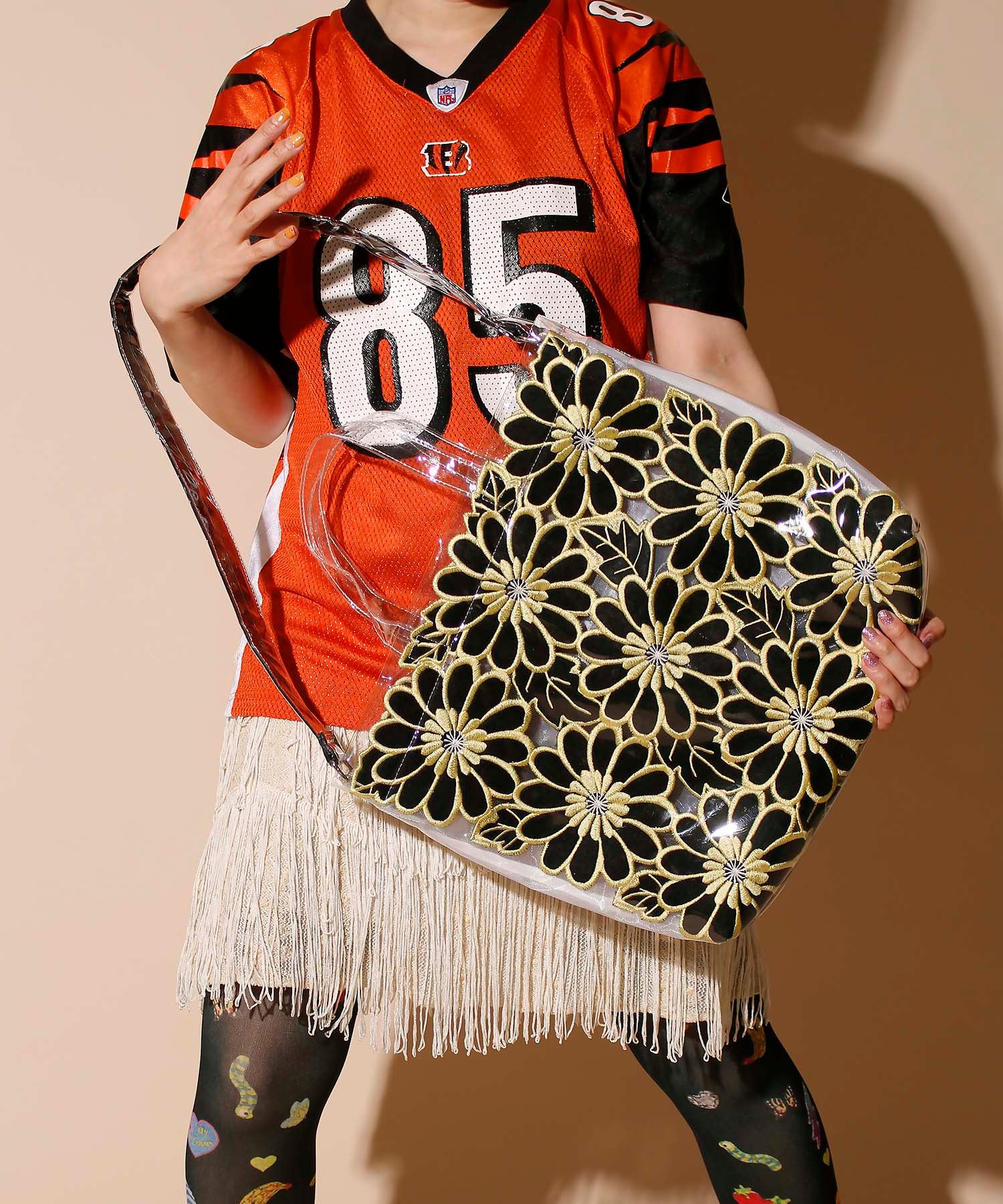 HEY! Mrs ROSE(ヘイ！ミセスローズ)Flower sandwich BAG | CASSELINI