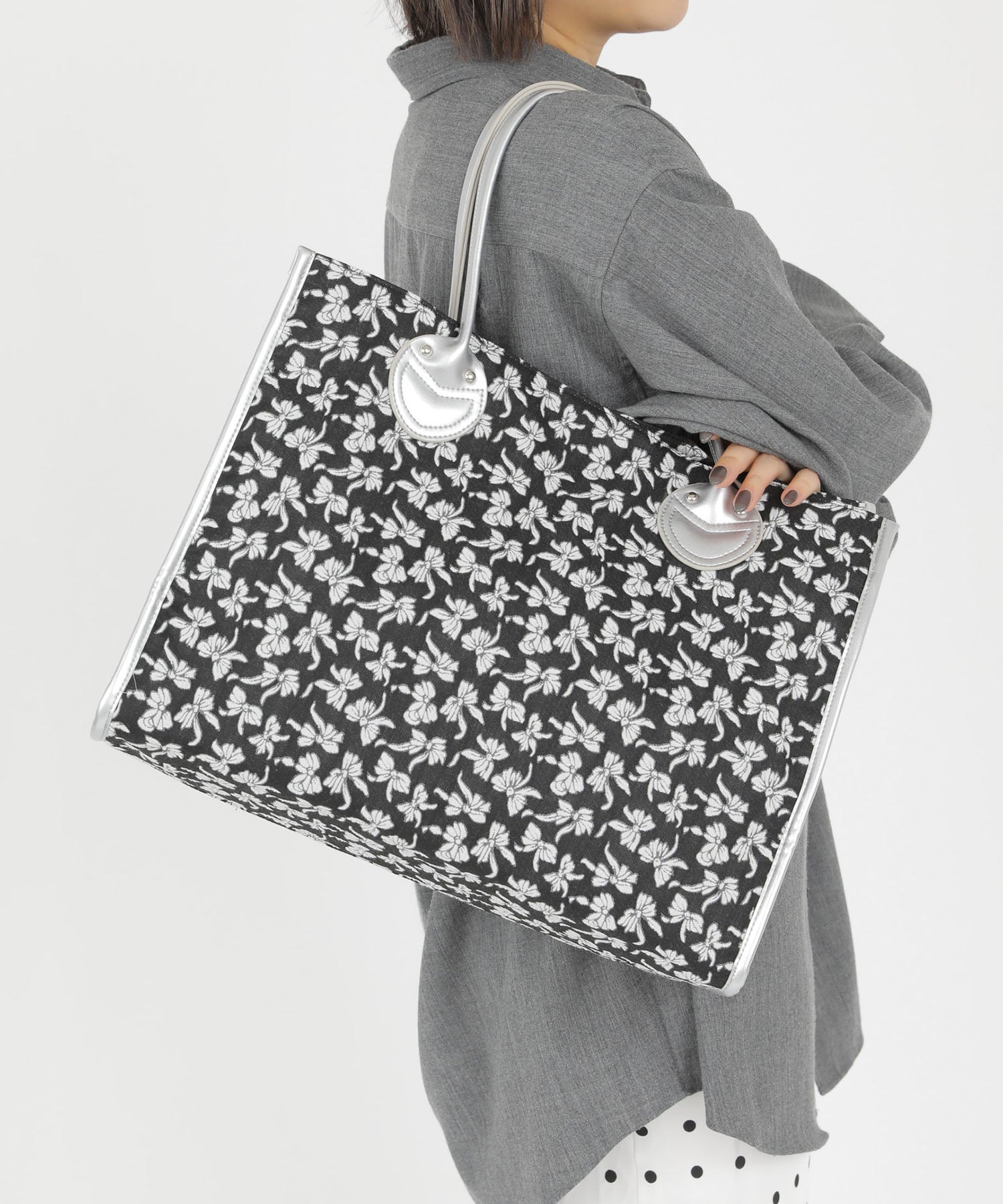 Casselini(キャセリーニ)ジャガードビッグトート | CASSELINI ONLINE SHOP