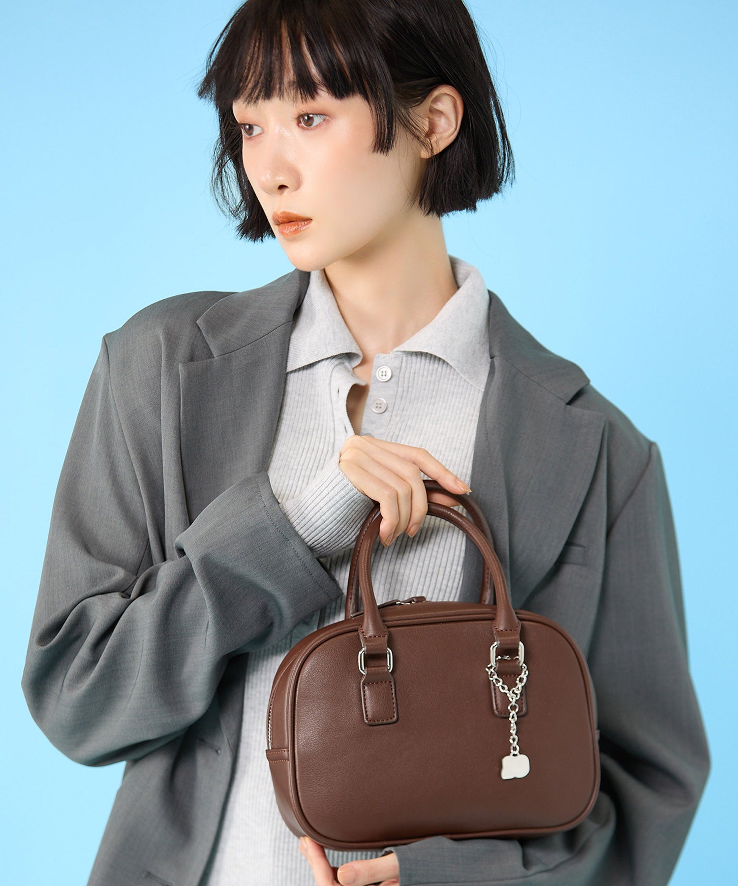 Casselini(キャセリーニ)チャームミニボストン | CASSELINI ONLINE SHOP Casselini(キャセリーニ)チャームミニボストン | CASSELINI ONLINE SHOP