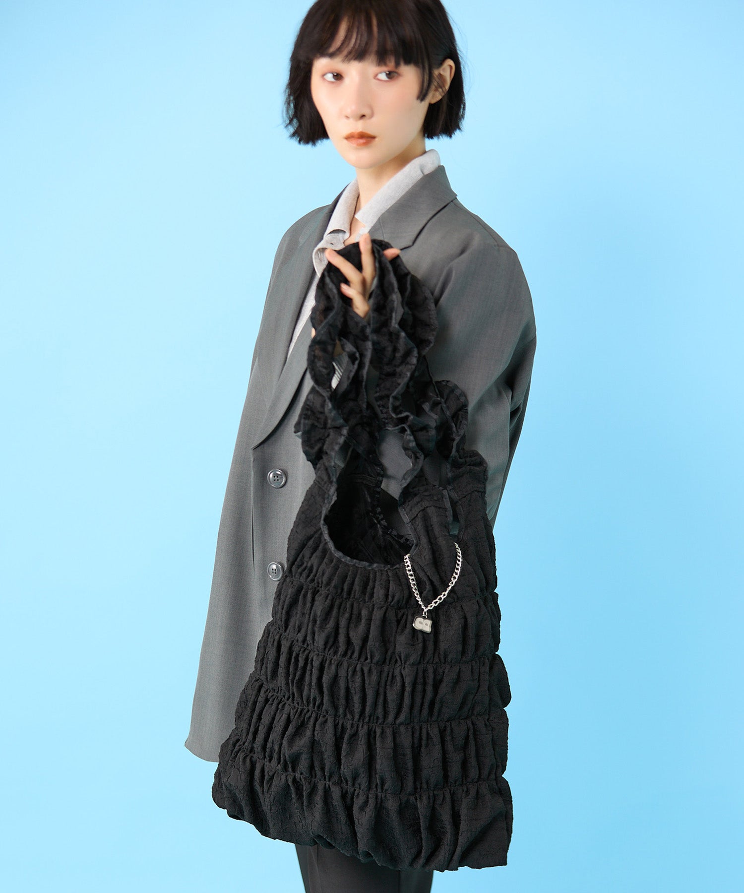 Casselini(キャセリーニ)チャームギャザートート | CASSELINI ONLINE SHOP