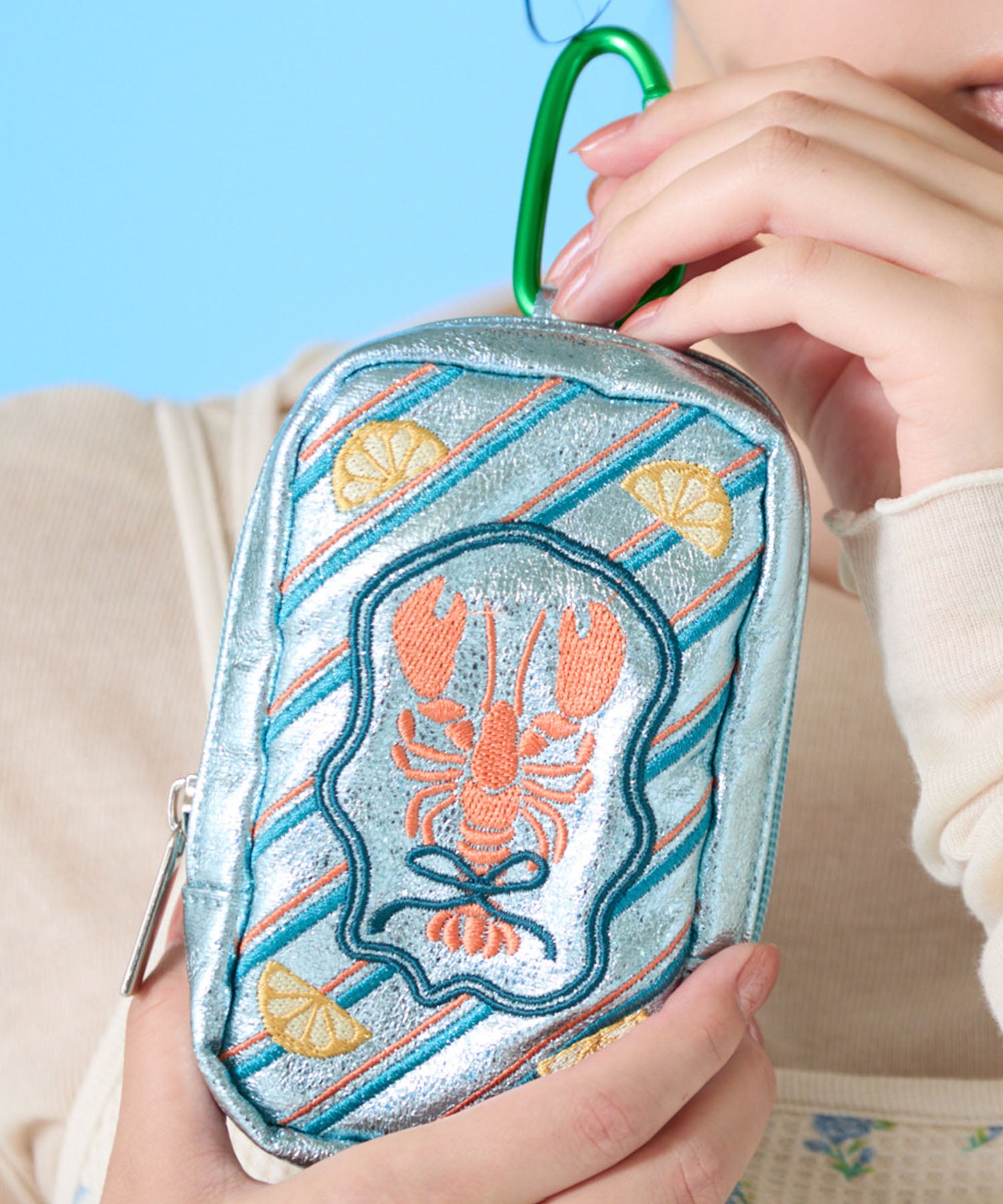 Casselini(キャセリーニ)刺繍チャームポーチ | CASSELINI ONLINE SHOP